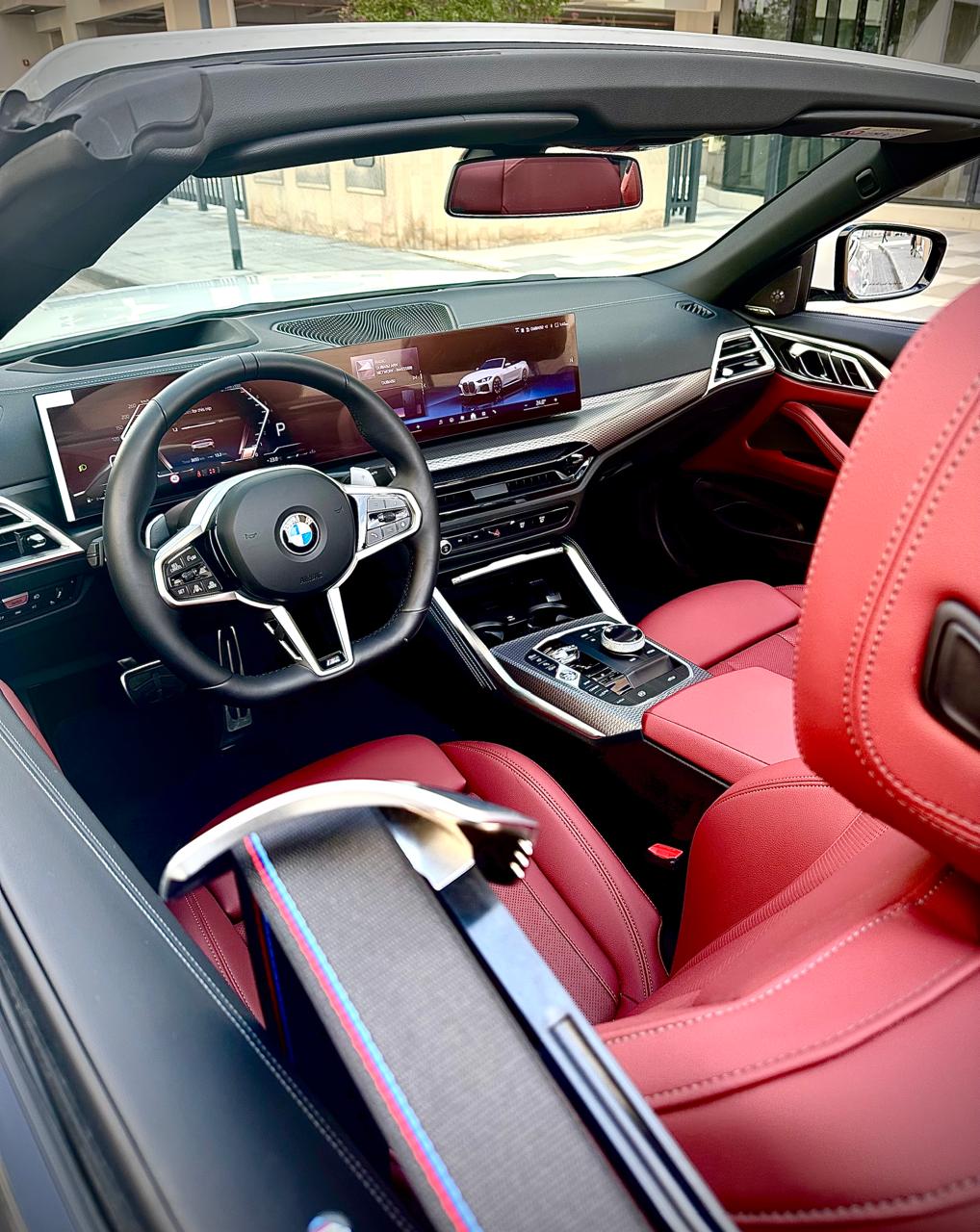 BMW 430I White interior Red  2025
