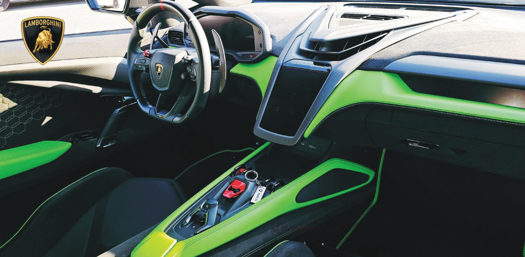 Cheap Lamborghini Revuelto Green interior Grey  2024