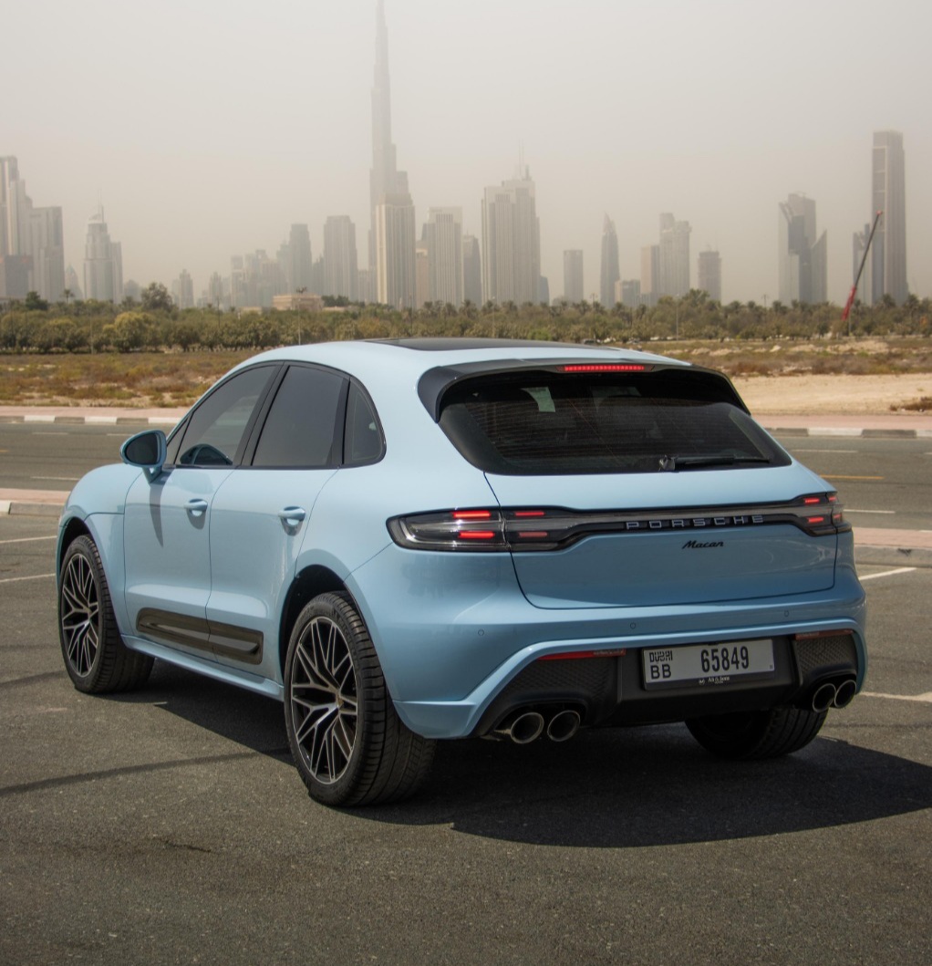 Porsche Macan Light Blue Monthly  2023