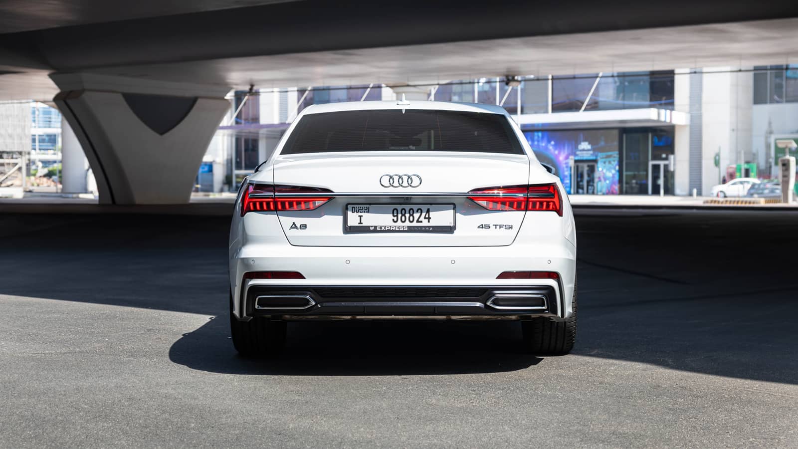 AUDI A6 WHITE  2024