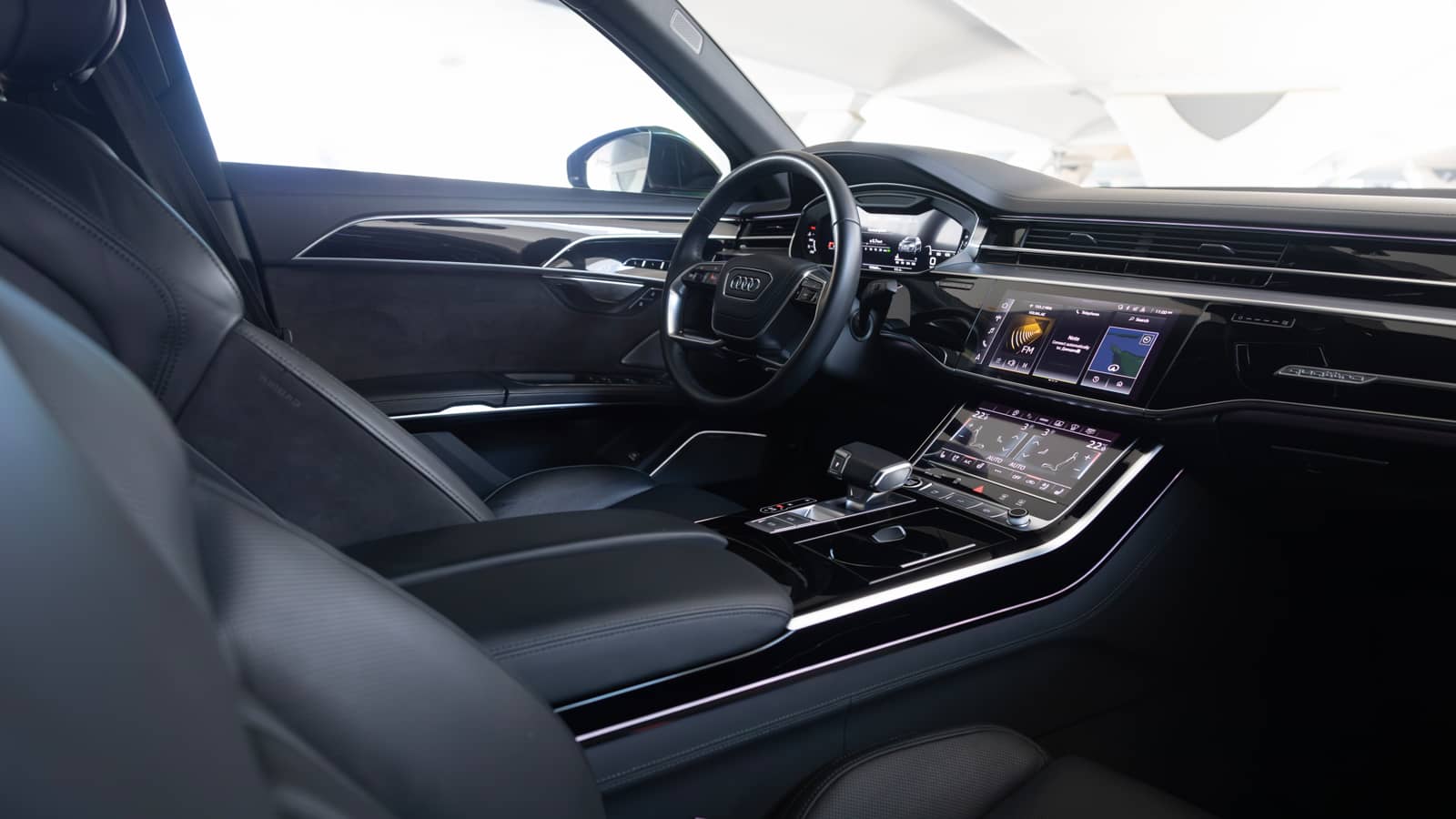 Audi A8 Black with Good Price Monthly  2023