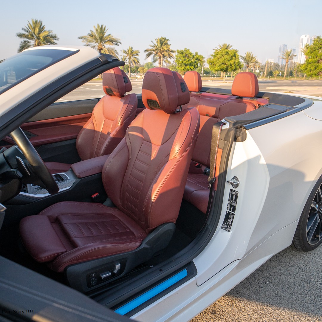 Bmw 4 series Cabrio 430i White without Deposit  2024