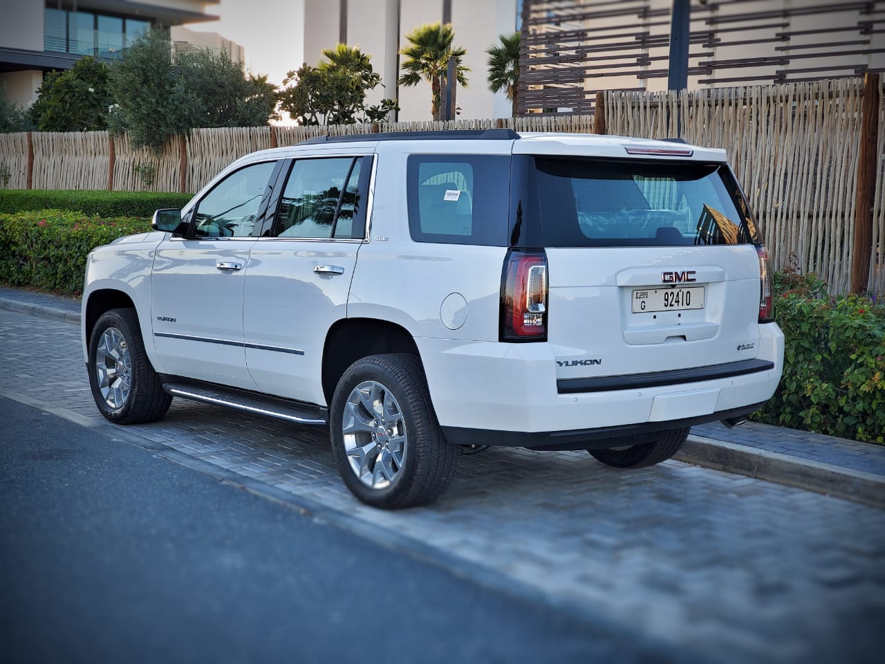 Rent GMC Yukon WHITE 2020 in Dubai , UAE 