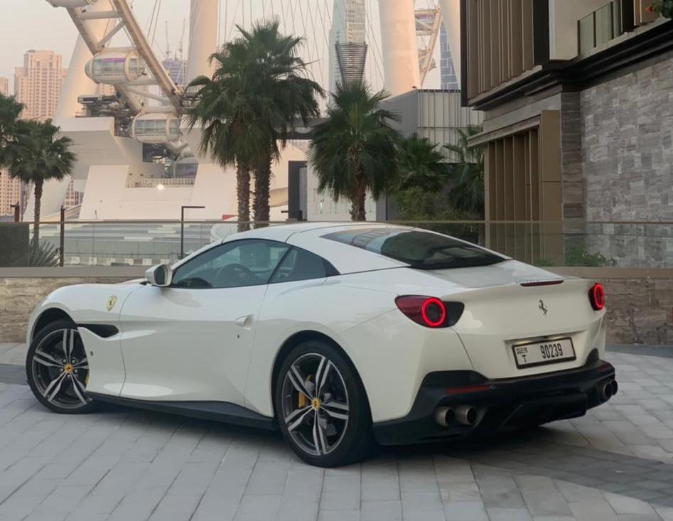 Rent Ferrari Portofino WHITE 2020 in Dubai , UAE 