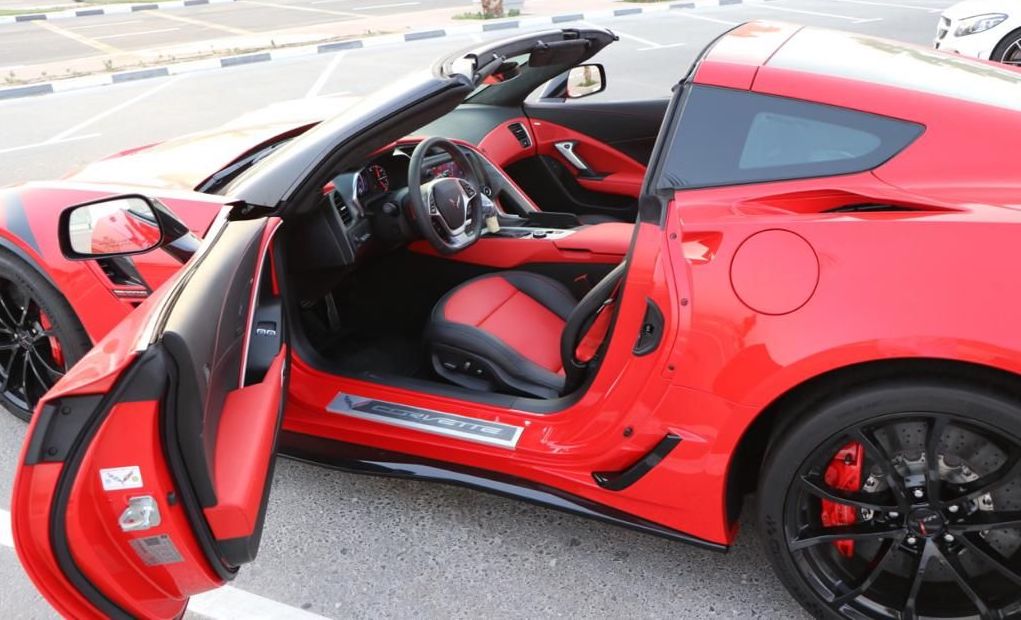 Rent Chevrolet Corvette RED 2019 in Dubai , UAE 