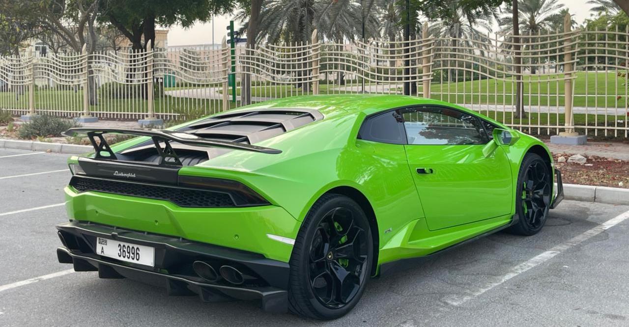 Rent Lamborghini Huracan BEIGE 2020 in Dubai , UAE 