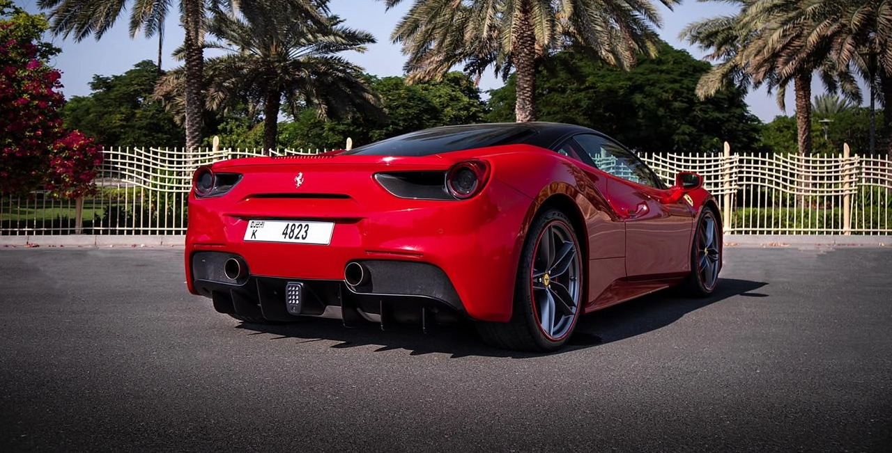 Rent Ferrari 488 RED 2020 in Dubai , UAE 