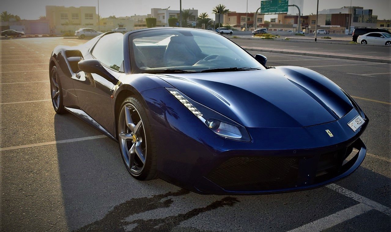 Rent Ferrari 488 BEIGE 2020 in Dubai , UAE 