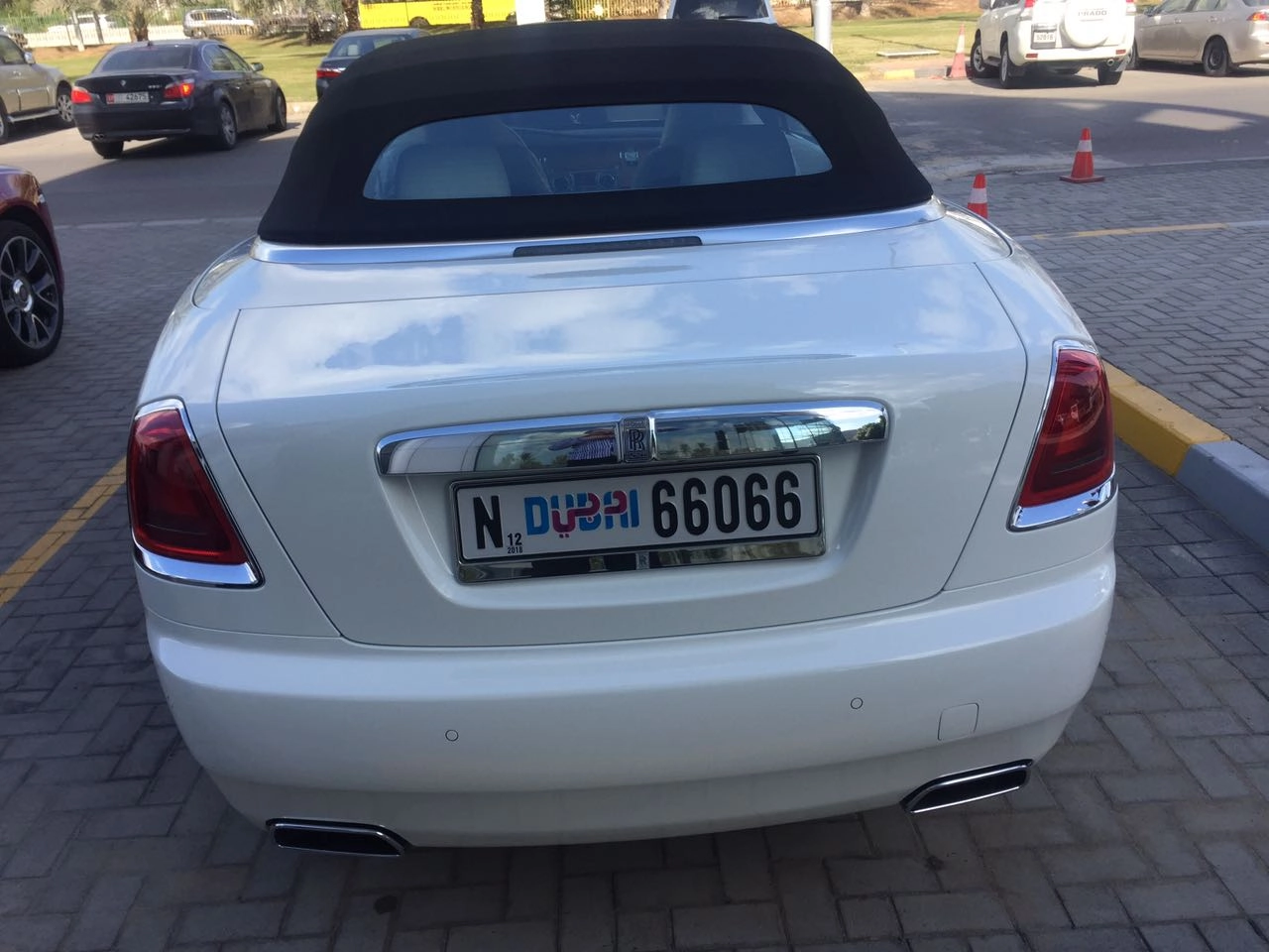Rent Rolls-Royce Dawn WHITE 2021 in Dubai , UAE 