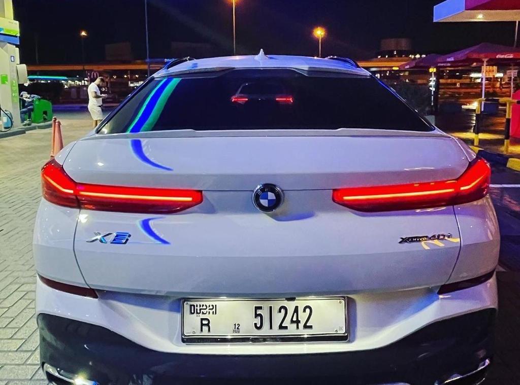 Rent Bmw Series 6 WHITE 2021 in Dubai , UAE 