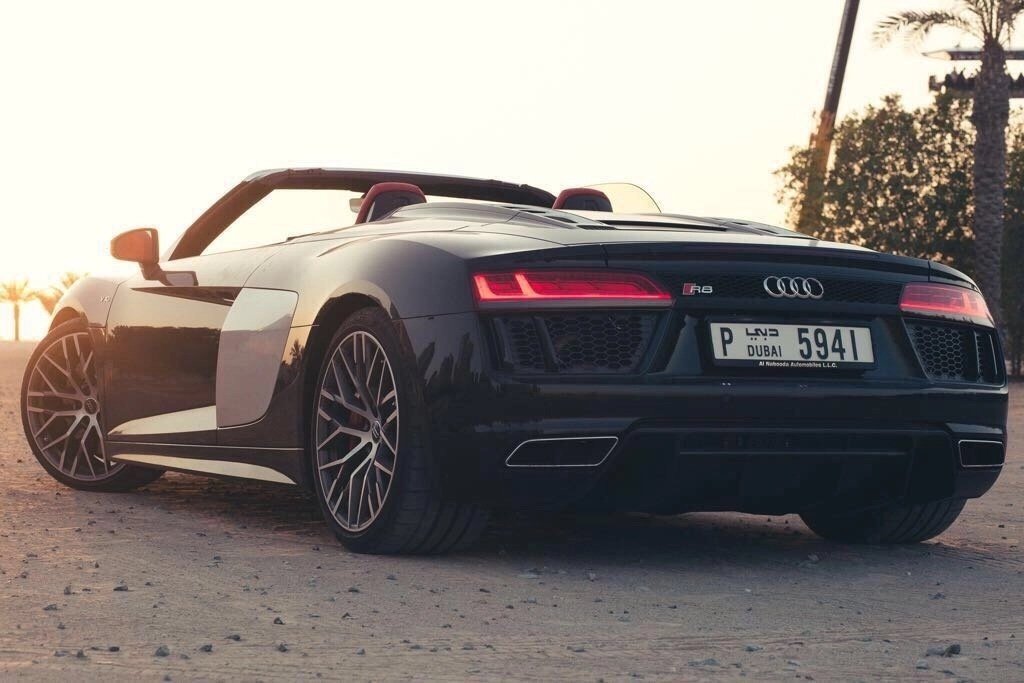 Rent Audi R8 BLACK 2018 in Dubai , UAE 