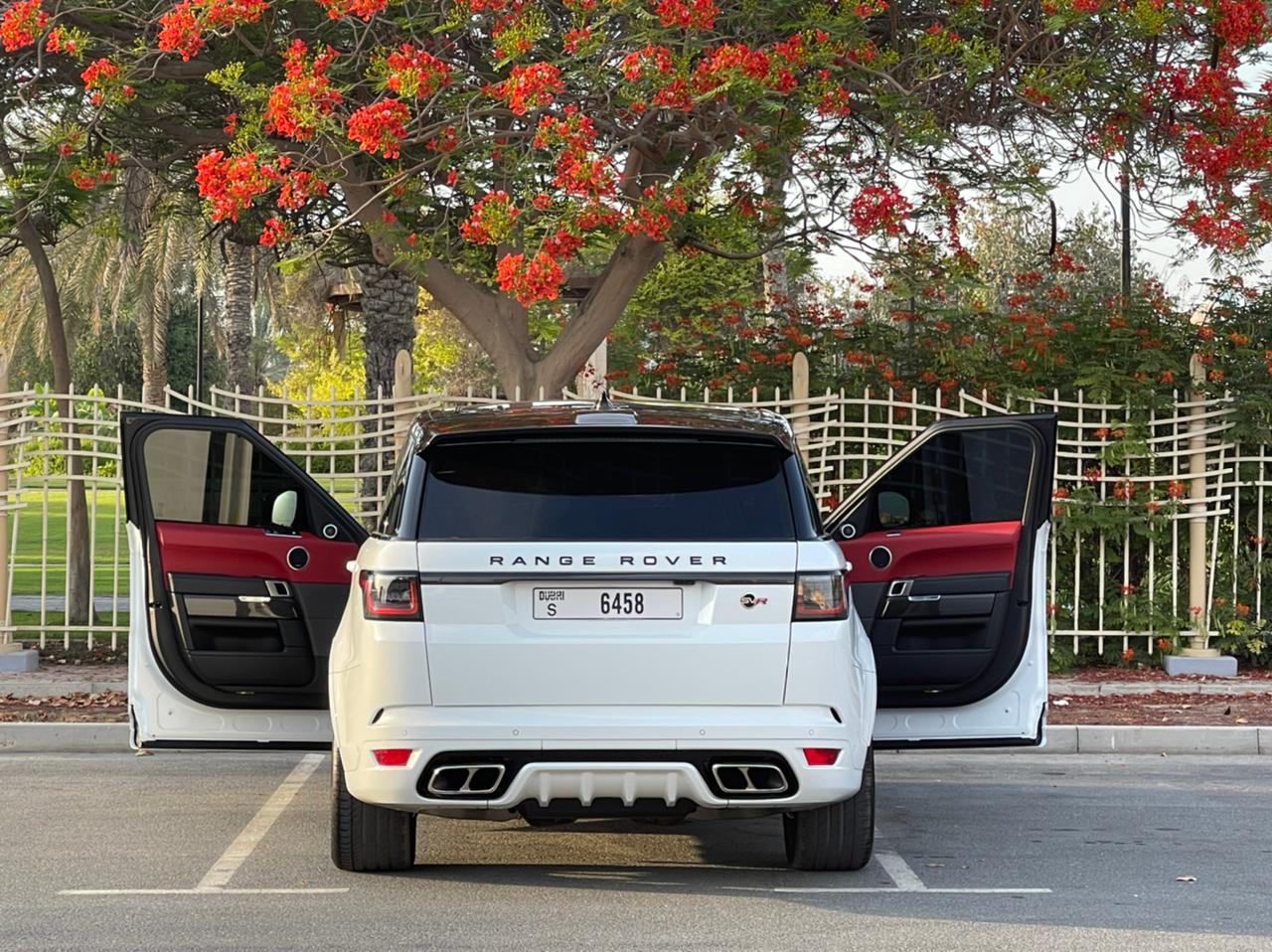 Rent Range-Rover Svr WHITE 2021 in Dubai , UAE 