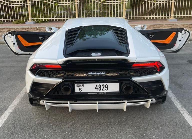 Rent Lamborghini Huracan WHITE 2021 in Dubai , UAE 