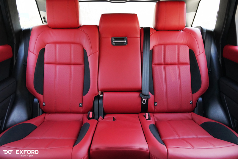 Rent Range-Rover Sport RED 2021 in Dubai , UAE 