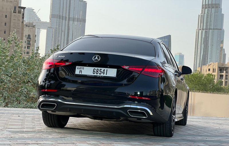 Rent Mercedes-Benz C-class BLACK 2022 in Dubai , UAE 