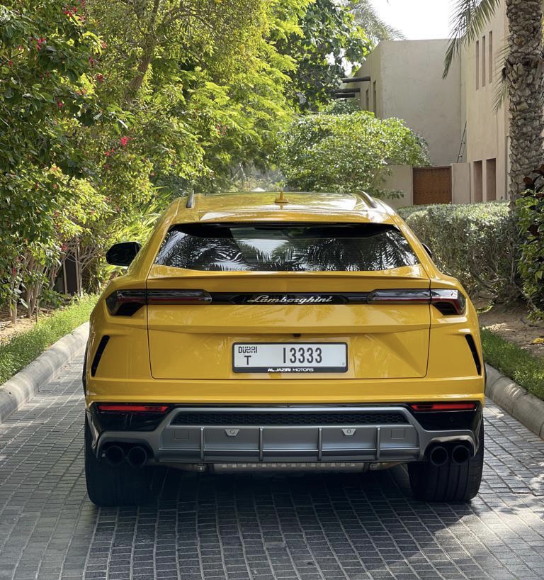 Rent Lamborghini Urus YELLOW 2022 in Dubai , UAE 