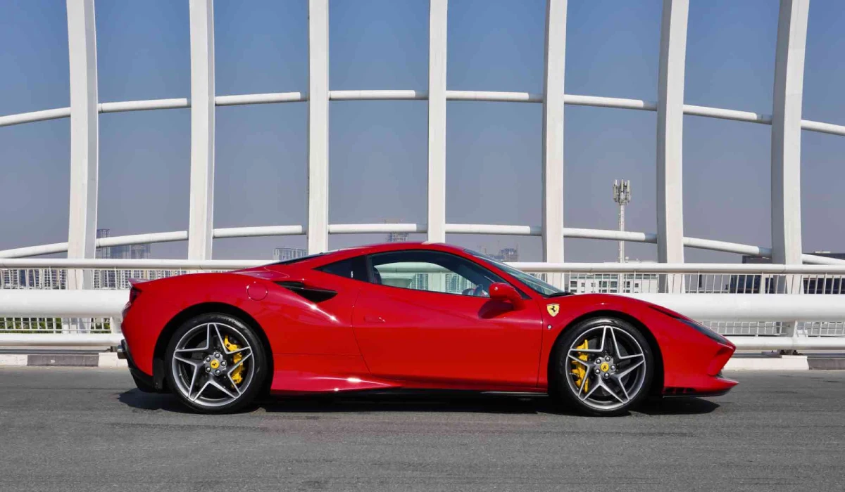Rent Ferrari F8 RED 2022 in Dubai , UAE 