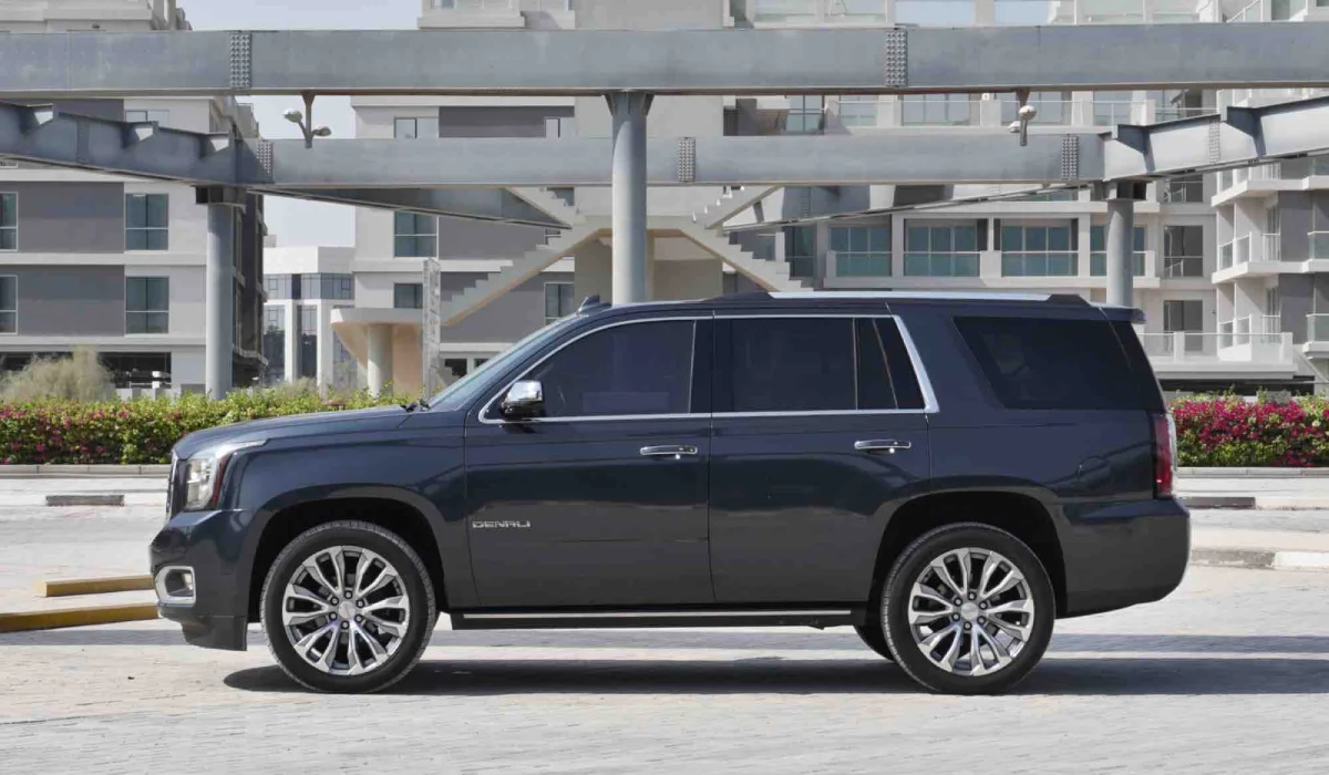 Rent GMC Yukon BEIGE 2021 in Dubai , UAE 
