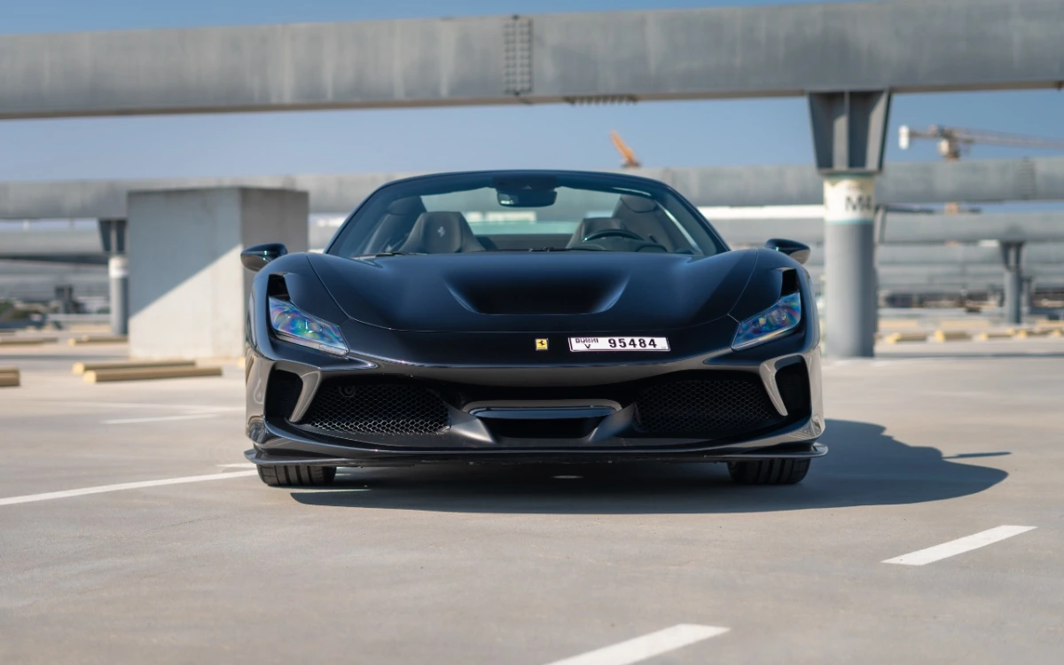 Rent Ferrari F8 BLACK 2022 in Dubai , UAE 