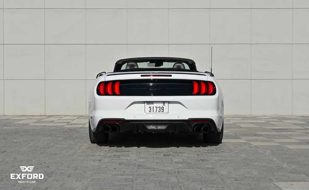 Rent Ford Mustang WHITE 2022 in Dubai , UAE 