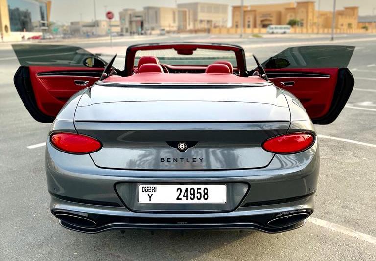 Rent Bentley Gtc GREY 2021 in Dubai , UAE 