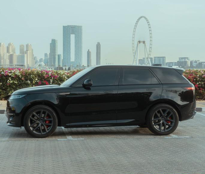 Rent Range-Rover Sport BEIGE 2023 in Dubai , UAE 