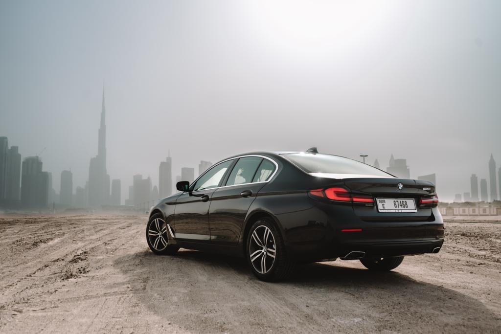 Rent Bmw Series 5 BLACK 2022 in Dubai , UAE 
