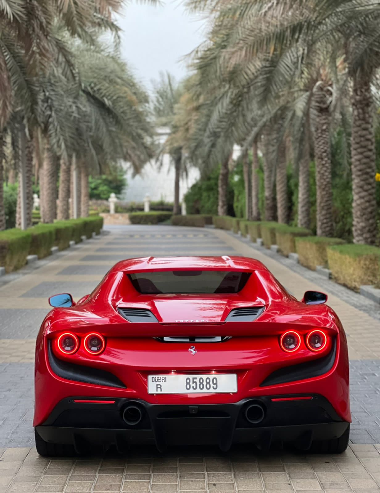 Rent Ferrari F8 RED 2023 in Dubai , UAE 