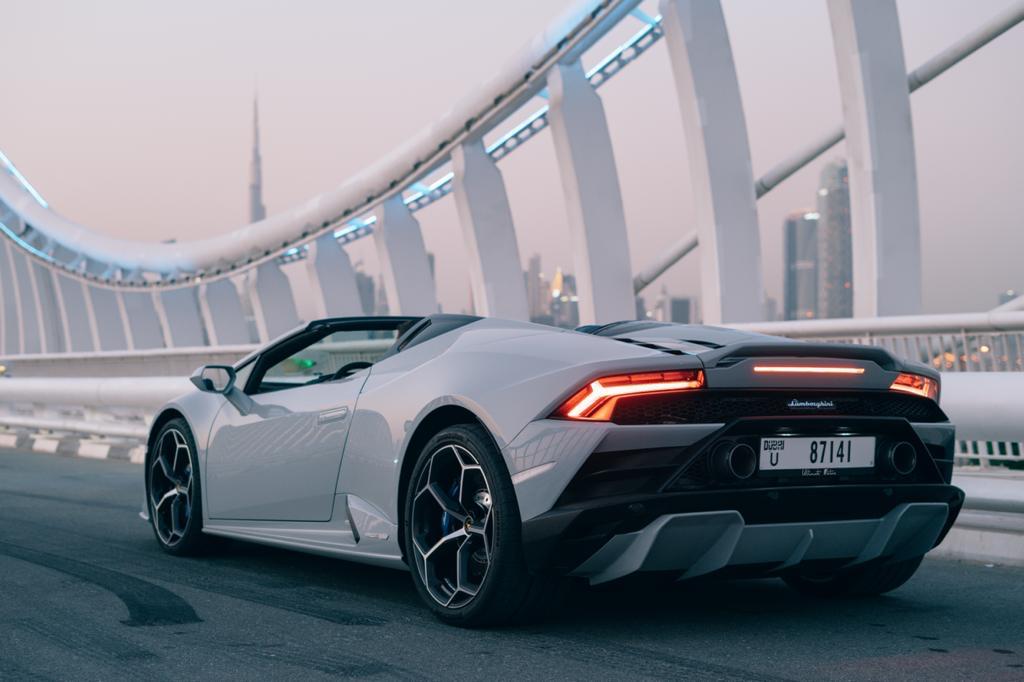 Rent Lamborghini Evo GREY 2022 in Dubai , UAE 
