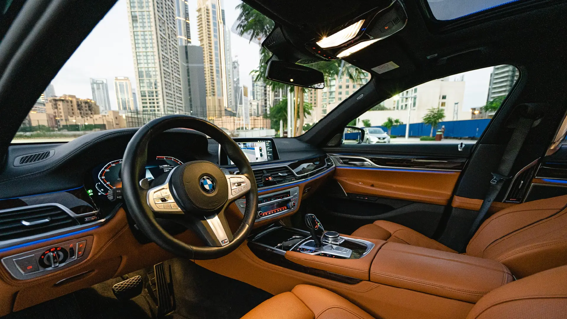 Rent Bmw Series 7 BLACK 2021 in Dubai , UAE 
