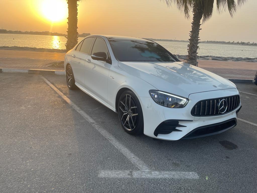 Rent Mercedes-Benz E-class WHITE 2023 in Dubai , UAE 