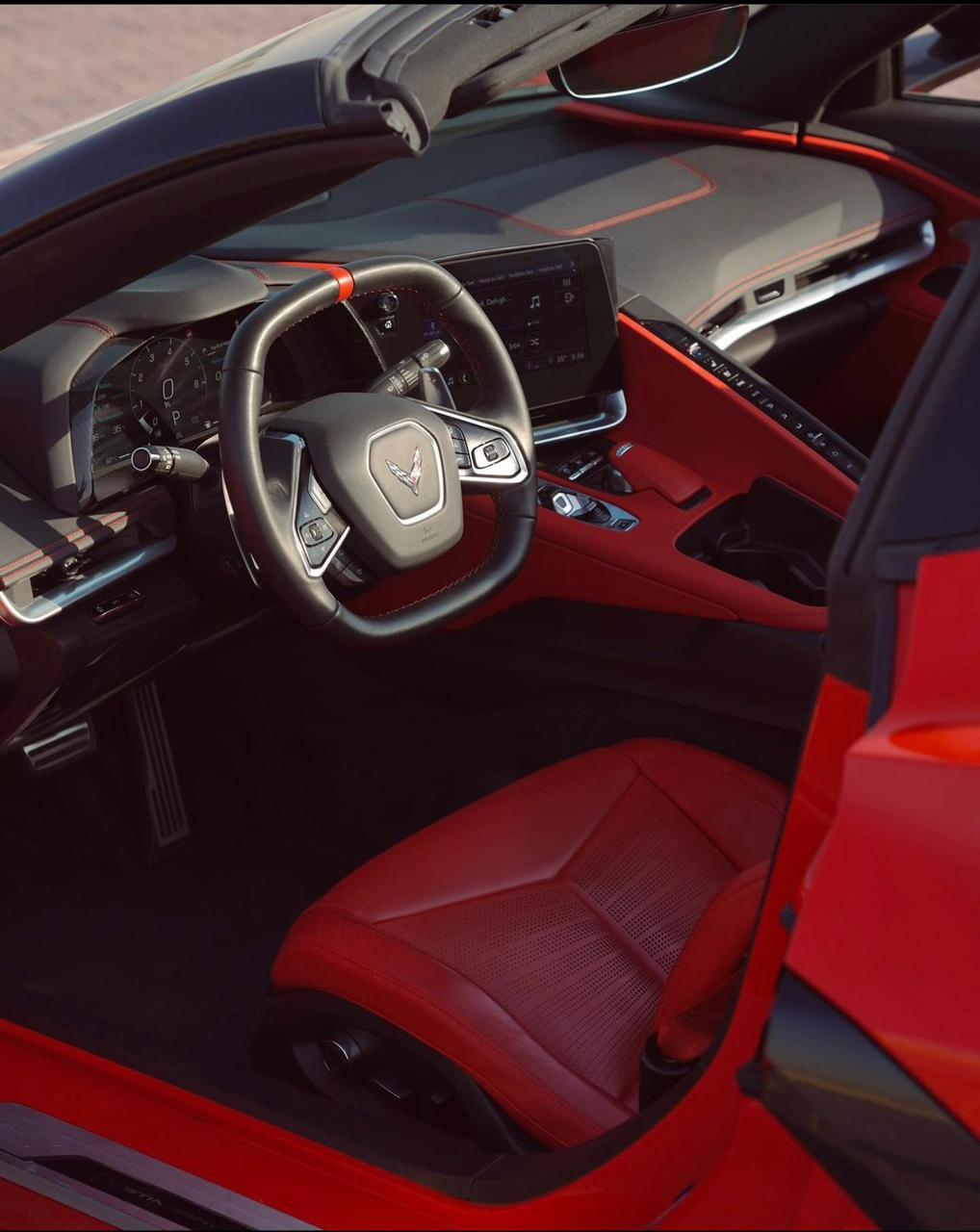 Rent Chevrolet Corvette RED 2023 in Dubai , UAE 