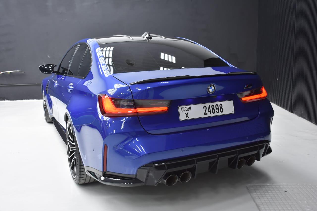 Rent Bmw Series m BLUE 2022 in Dubai , UAE 