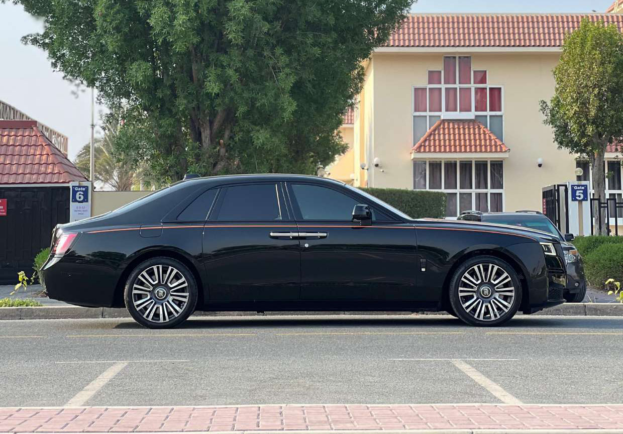 Rent Rolls-Royce Ghost BLACK 2023 in Dubai , UAE 