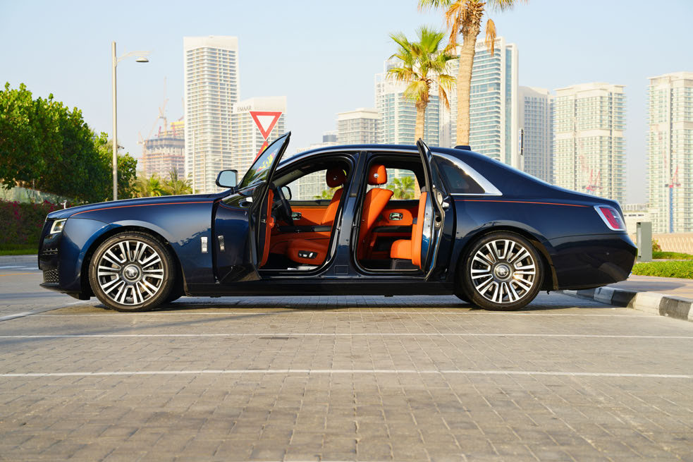 Rent Rolls-Royce Ghost BLUE 2023 in Dubai , UAE 