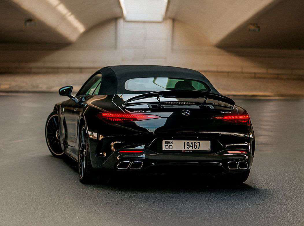 Rent Mercedes-Benz Sl BLACK 2025 in Dubai , UAE 