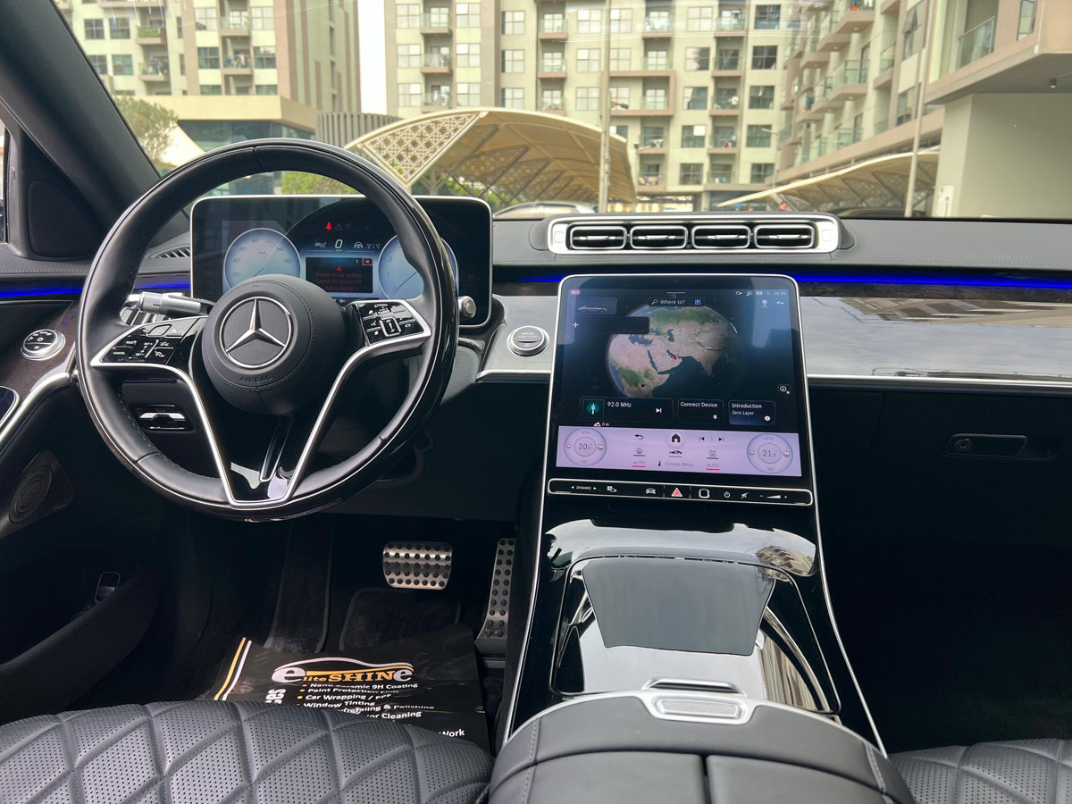 Rent Mercedes-Benz S-class WHITE 2023 in Dubai , UAE 