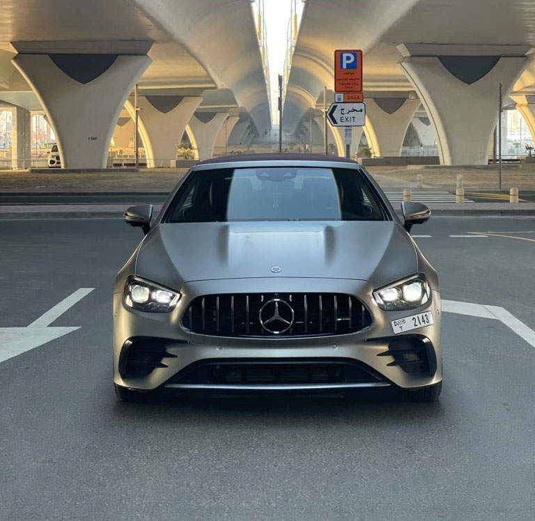 Rent Mercedes-Benz E-class  Silver 2022 in Dubai , UAE 