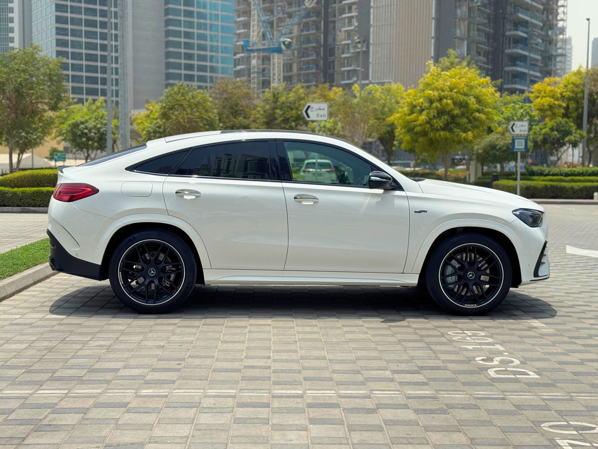 Rent Mercedes-Benz Gle WHITE 2024 in Dubai , UAE 