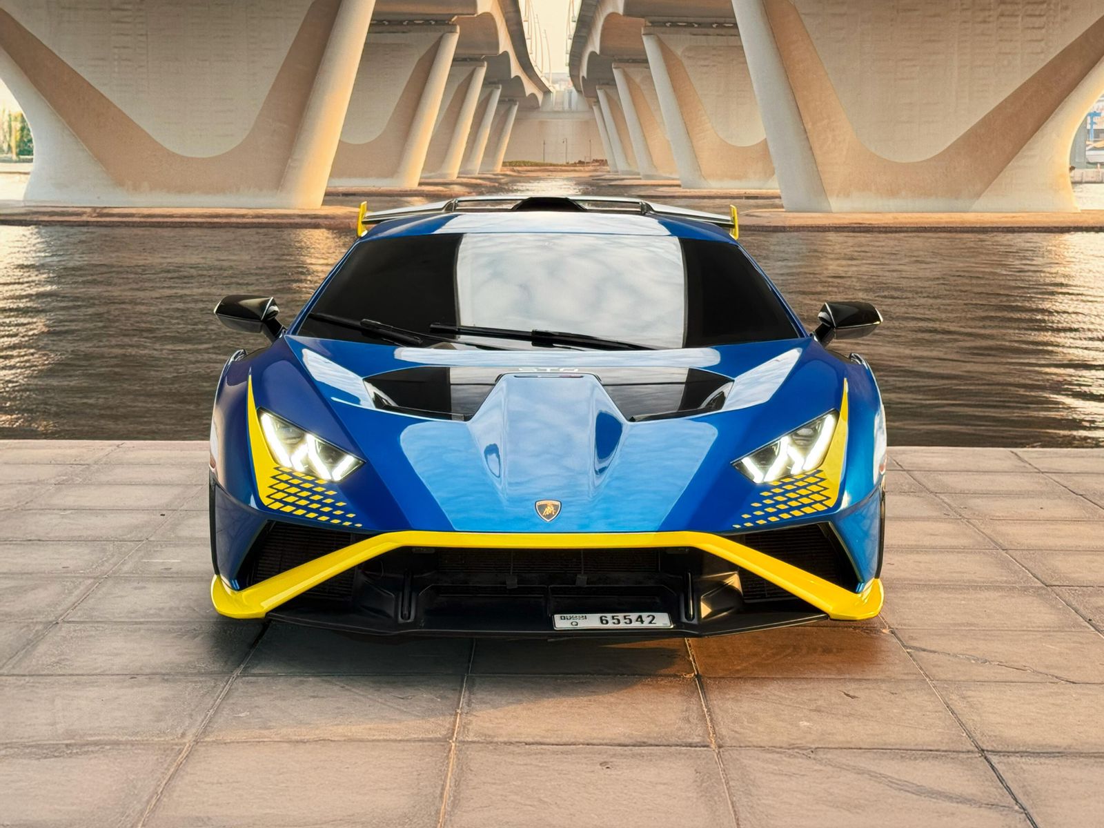 Rent Lamborghini Huracan STO BLUE 2023 in Dubai , UAE 