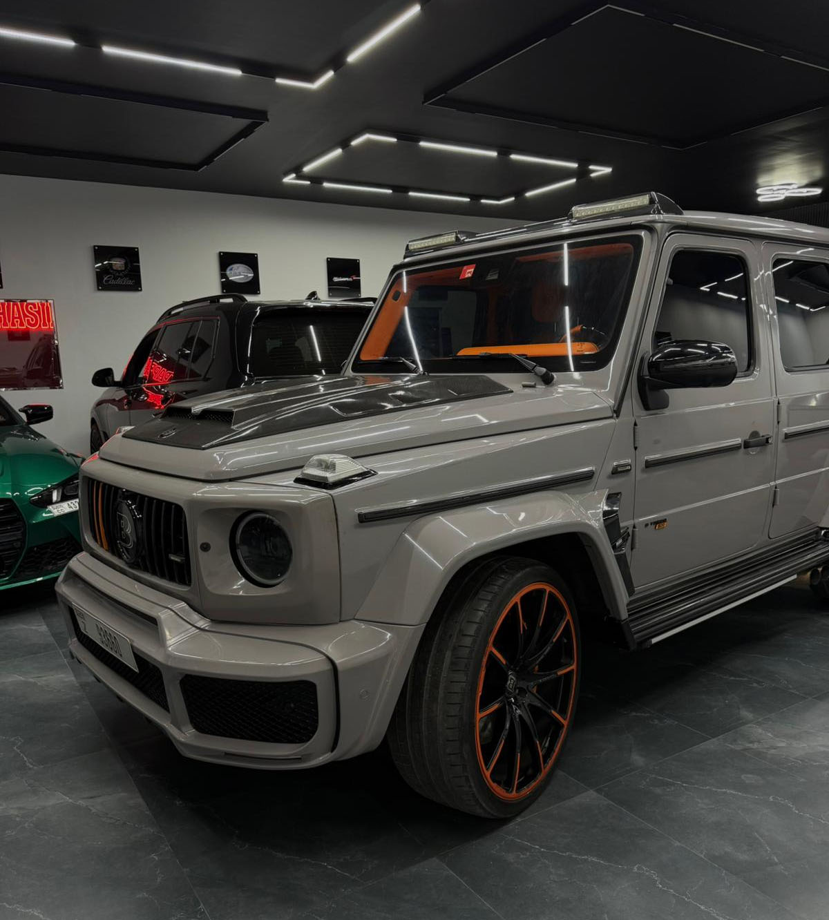 Rent Mercedes-Benz AMG G800 Brabus GREY 2024 in Dubai , UAE 