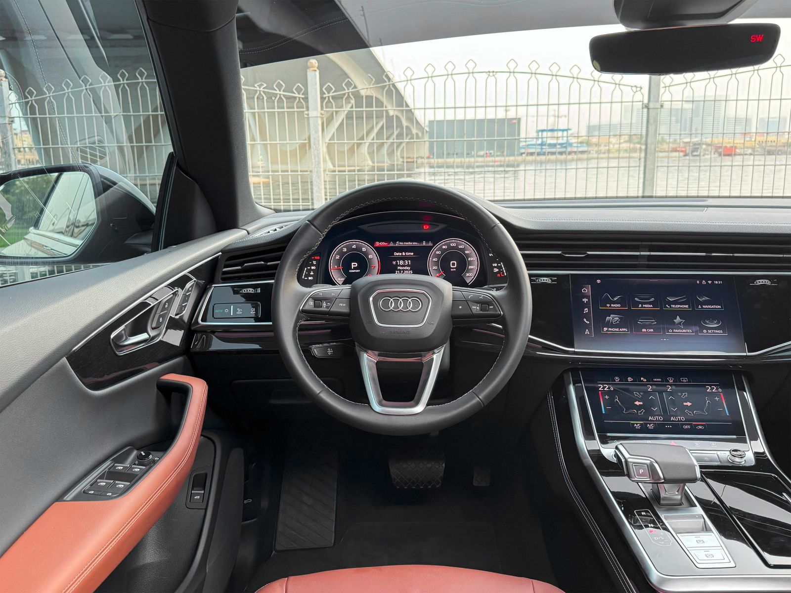 Rent Audi Q8 BLACK 2025 in Dubai , UAE 