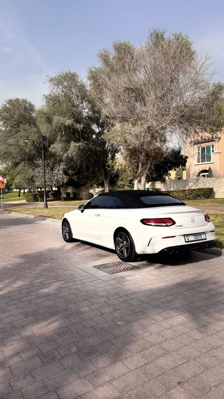 Rent Mercedes-Benz C-class WHITE 2022 in Dubai , UAE 