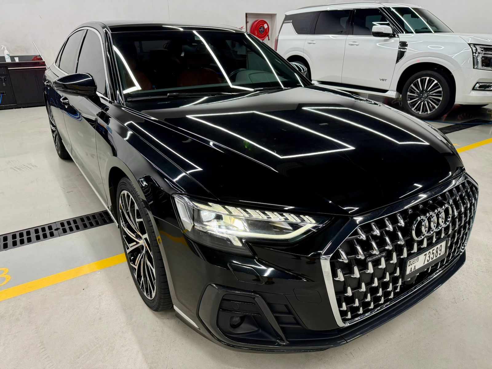 Rent Audi A8 BLACK 2023 in Dubai , UAE 