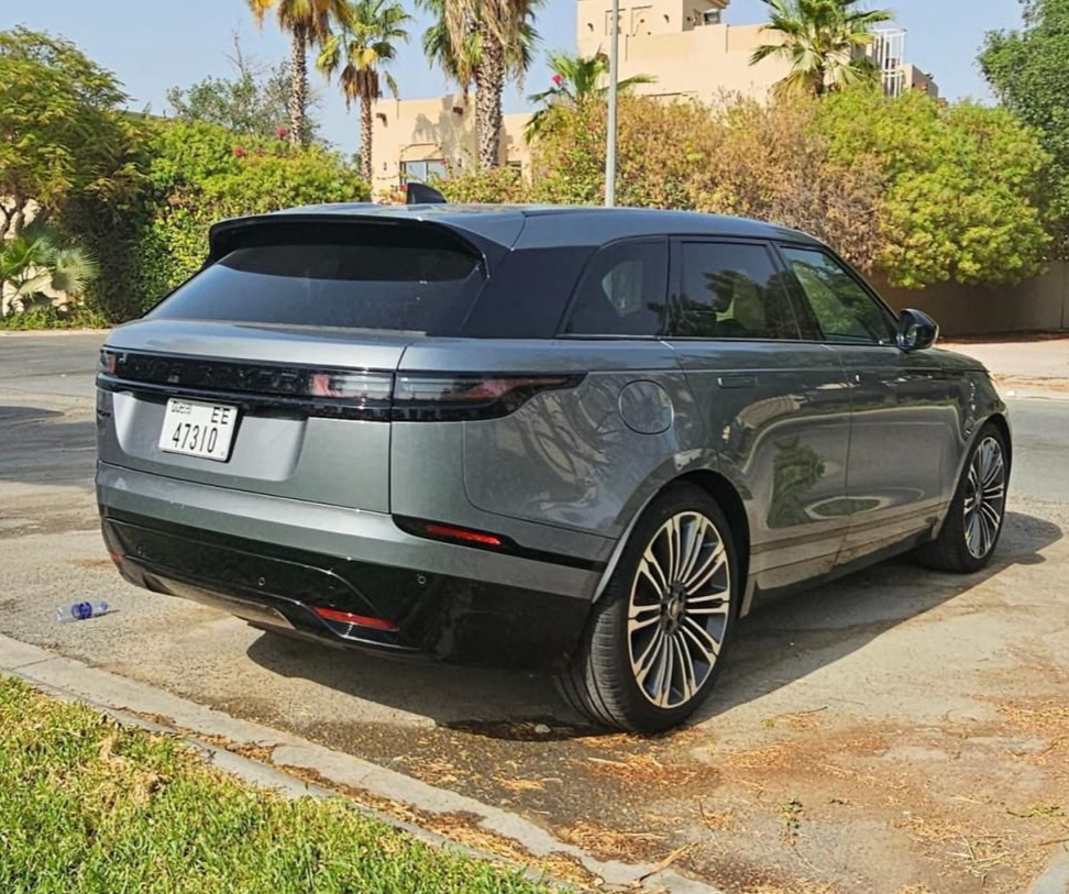Rent Range-Rover Velar GREY 2024 in Dubai , UAE 