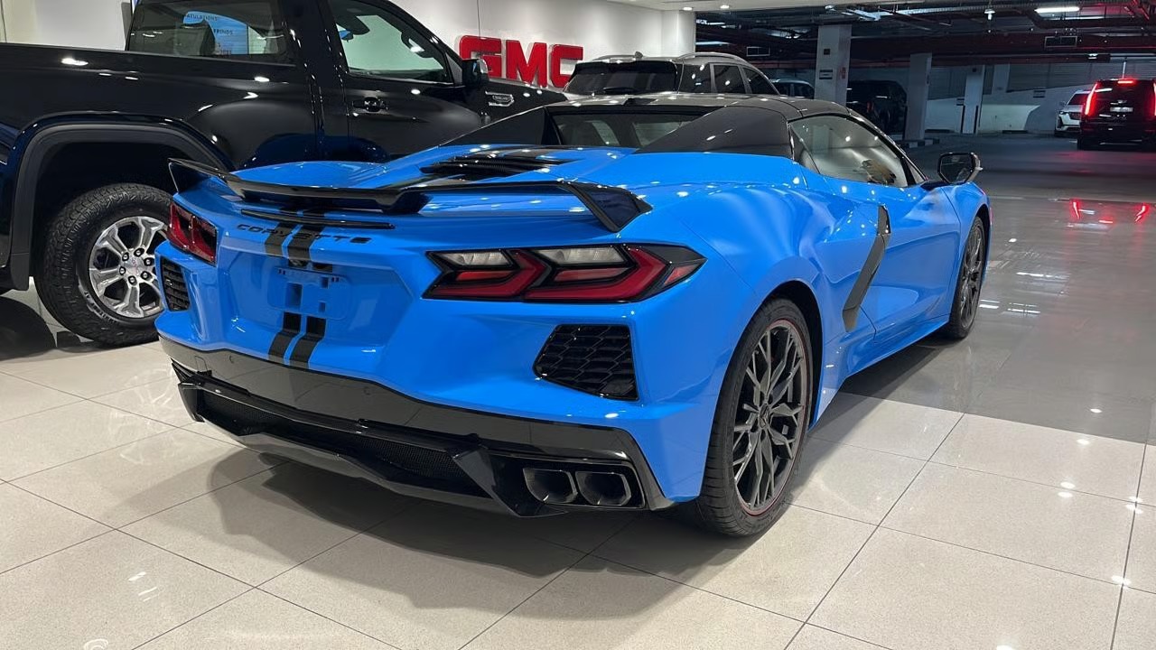 Rent Chevrolet Corvette BLUE 2023 in Dubai , UAE 