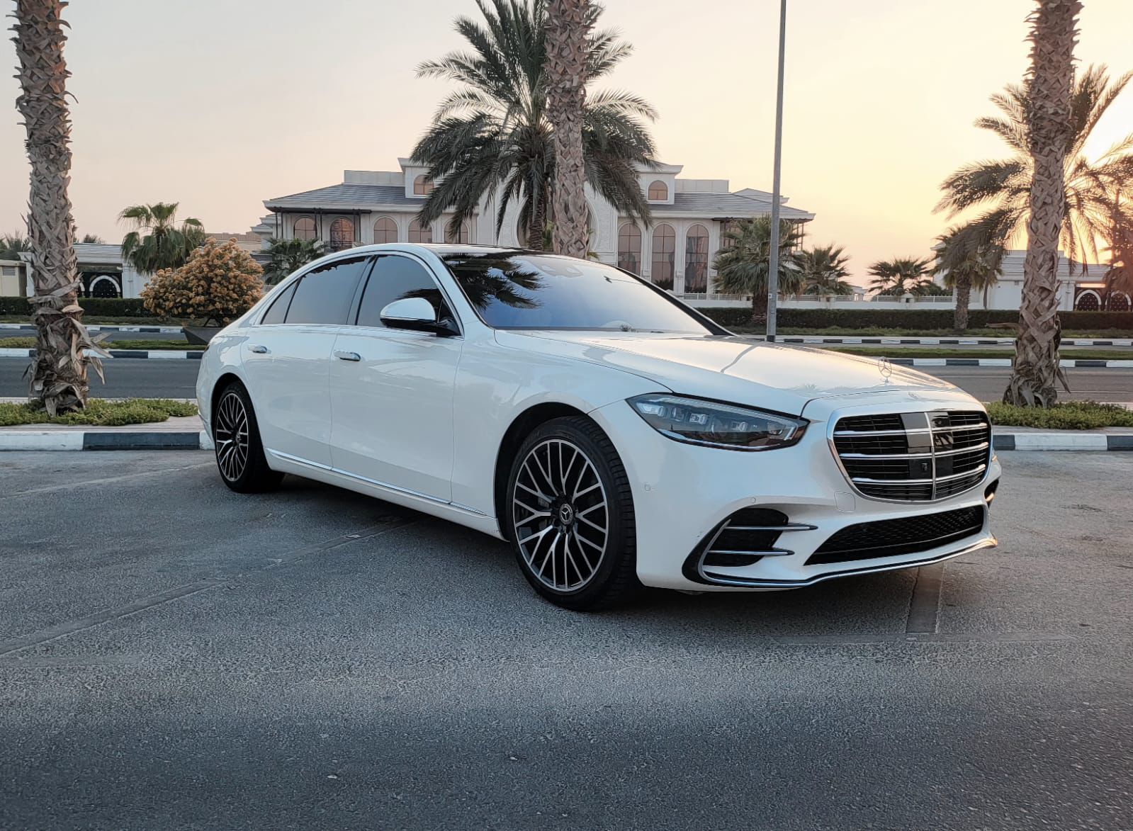 Rent Mercedes-Benz S-class WHITE 2023 in Dubai , UAE 