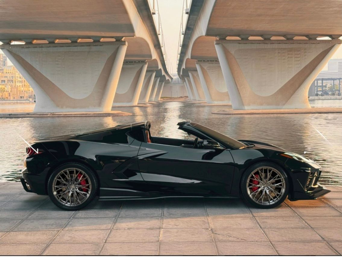 Rent Chevrolet Corvette BLACK 2023 in Dubai , UAE 
