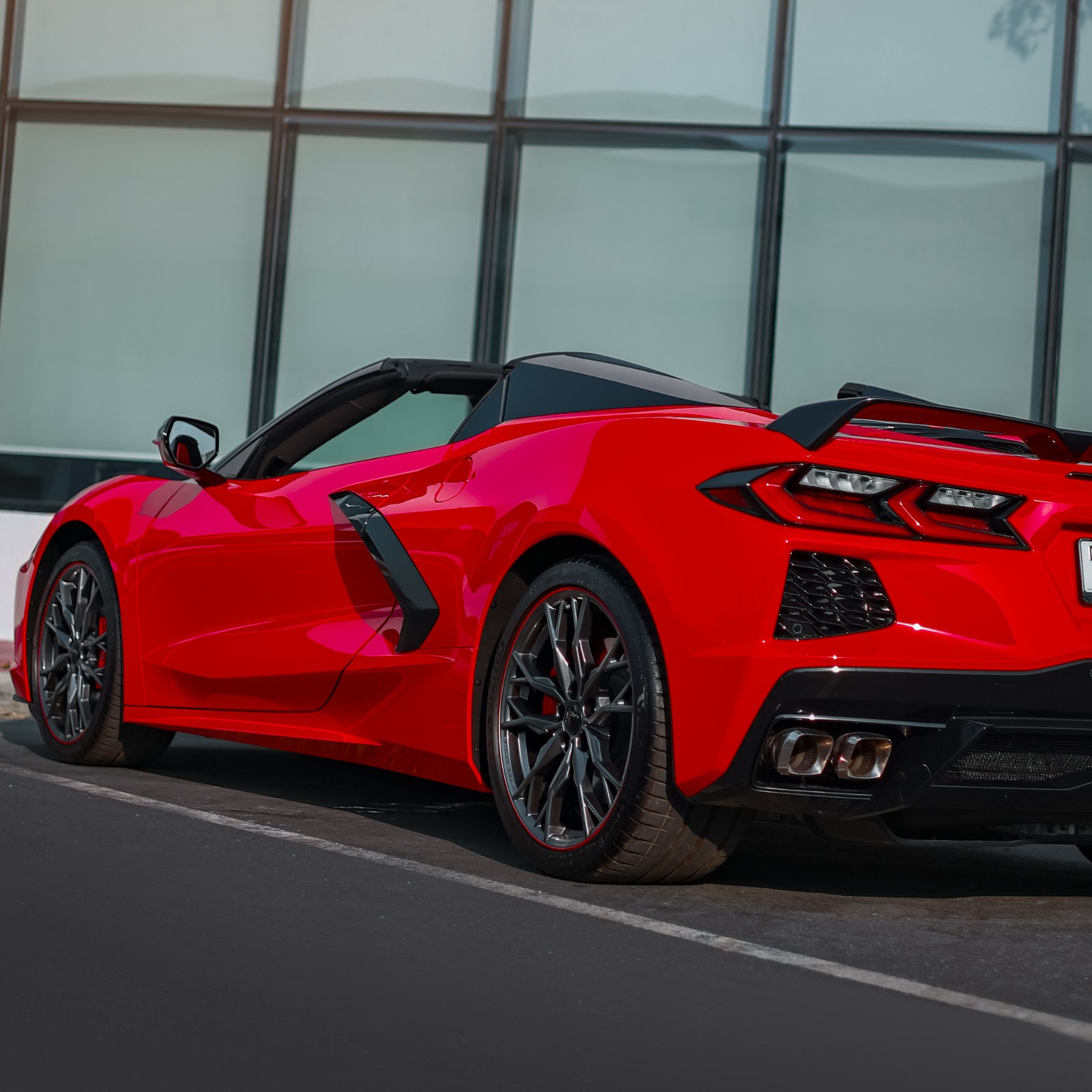 Rent Chevrolet Corvette RED 2024 in Dubai , UAE 