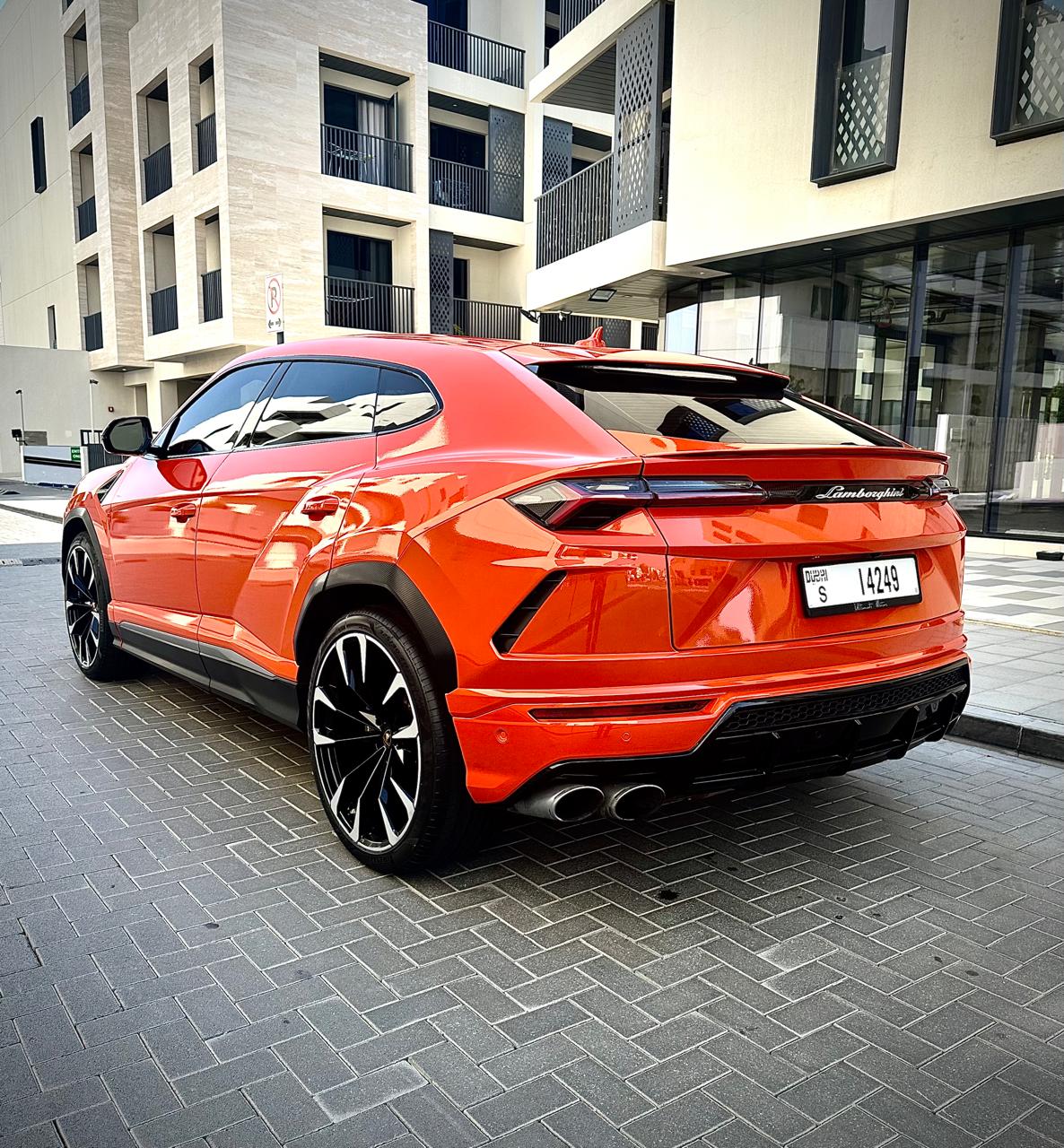 Rent Lamborghini Urus RED 2024 in Dubai , UAE 